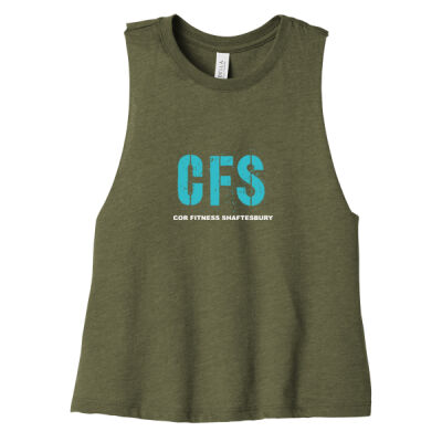 Ladies CFS racer back cropped vest - Athlete Thumbnail
