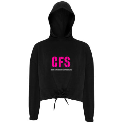 Ladies Oversized Cropped hoody Thumbnail